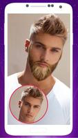 Man HairStyle Photo Editor plakat