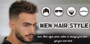 Man Hair Style ,Mustache - Man Photo Editor