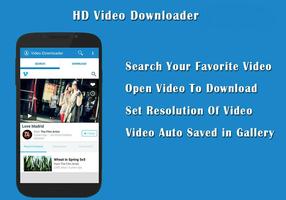 MP4 video downloader पोस्टर