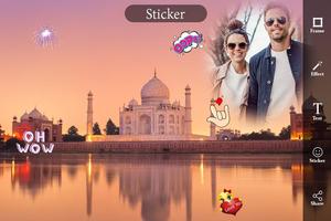 Taj Mahal Photo Frame : Seven Wonder Frame Editor screenshot 3