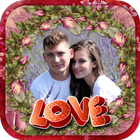 Love You Romantic Frame Maker icône