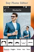 Boy Photo Editor captura de pantalla 1