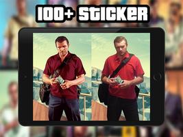 Grand Theft Sticker Editor Photo Art captura de pantalla 3
