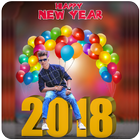 Happy New Year Photo Frame-icoon