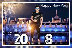 Happy New Year Photo Frame-poster
