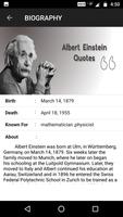 Albert Einstein Quotes & Thoughts capture d'écran 1