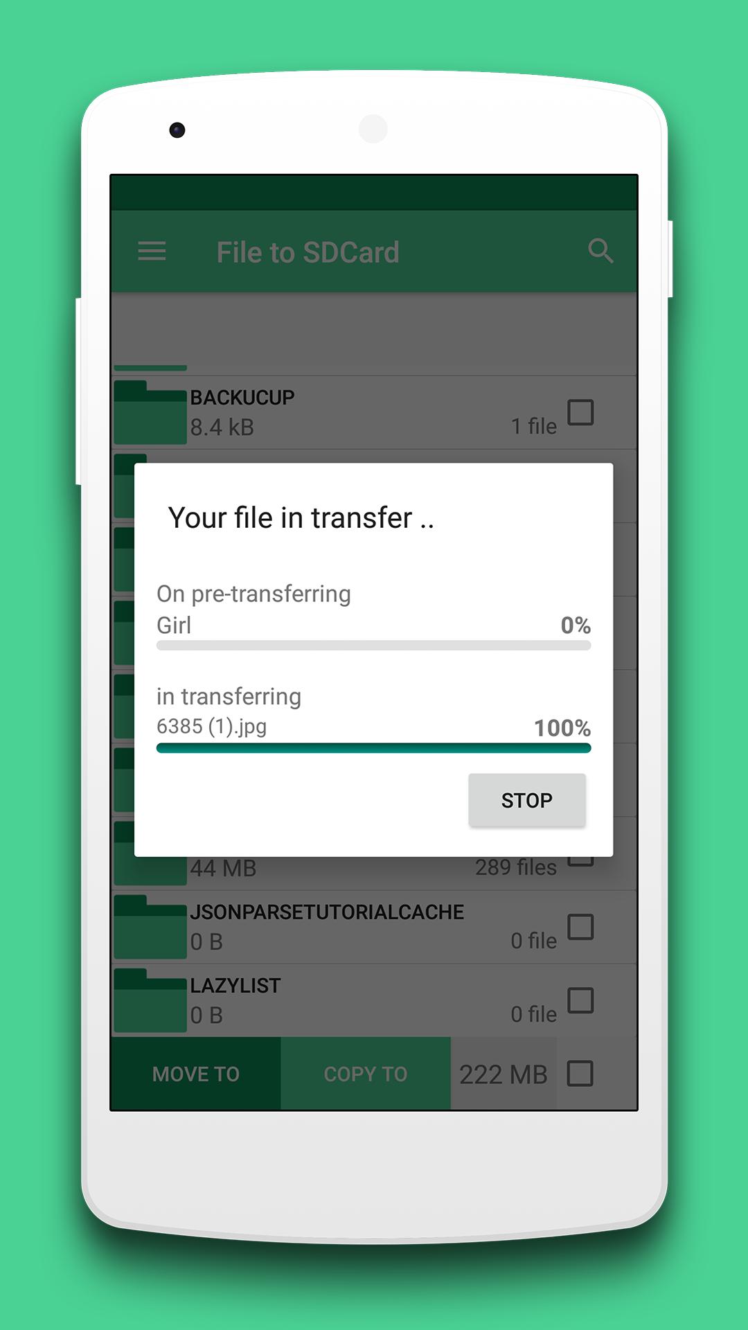 Move To SD Card Files for Android APK Download