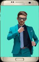 Man HairStyle Photo editor  , mustache , suit 2018 Affiche