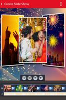 New Year Photo Video Slideshow Maker ảnh chụp màn hình 1