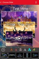 2 Schermata New Year Photo Video Slideshow Maker