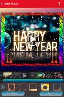 New Year Photo Video Slideshow Maker ảnh chụp màn hình 3