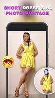 Girl Short Dress Photo Montage تصوير الشاشة 2