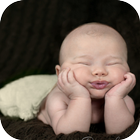 Baby photo pose icône