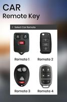 Car Key Lock Remote Simulator Affiche