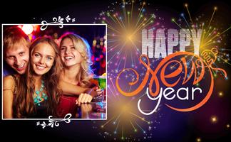 Happy New Year Photo Frame 2018 Cartaz