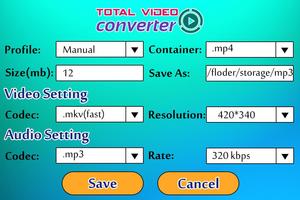 Total Video Converter capture d'écran 2