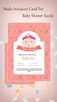 Baby Shower Invitation Card Maker Affiche