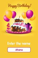 Birthday Song with Name: B’day Wish plakat