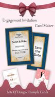 Engagement Invitation Card Maker Affiche