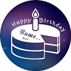 آیکون‌ Name on Birthday Cake