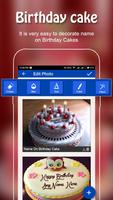 پوستر Name on Birthday Cake