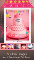 برنامه‌نما Name on Birthday Cake عکس از صفحه