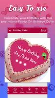 برنامه‌نما Name on Birthday Cake عکس از صفحه