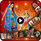 Navratri photo to video with music | movie maker آئیکن
