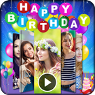 Birthday movie maker | Birthday video maker آئیکن