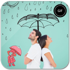 Rain GIF Maker icono