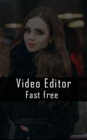 Fast - Free Video Editor Cartaz