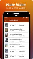 Mute Video Maker پوسٹر