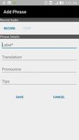Phrasebook Creator स्क्रीनशॉट 1