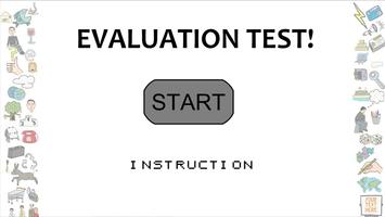 Evaluation Test-Test Game ポスター