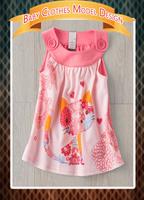 Baby Clothes Model Design Affiche