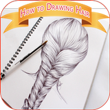كيفية رسم الشعر أيقونة
