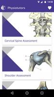 1 Schermata Physiotherapy Assessment App