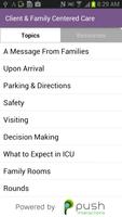 Family Critical Care App plakat