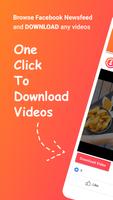 Pix Video Downloader on Facebook الملصق