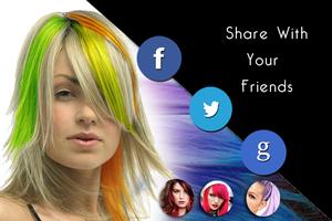 برنامه‌نما Change Hair Color عکس از صفحه