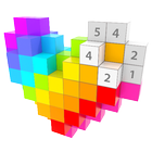 Voxel: 3D Number Coloring Page icono
