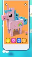 Voxel - 3D Color by Number & Pixel Coloring Book Screenshot 1