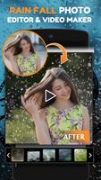 Редактирование фотографий и видеоролик Rain Fall постер