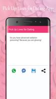 Pick Up Lines for Dating App capture d'écran 3
