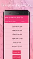 Pick Up Lines for Dating App Cartaz