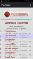 Pickhoops Mobile App poster