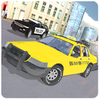 City Taxi Cab Driving icône