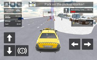 City Taxi Cab Driving imagem de tela 1