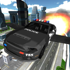 Flying Police Car Chase Zeichen