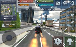 Flying Police Car Chase ภาพหน้าจอ 2